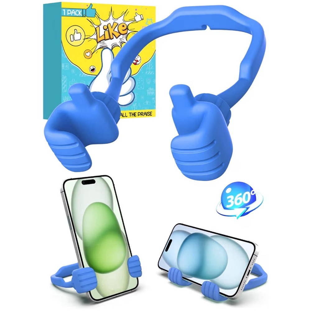Blue Thumbs Up Phone Holder